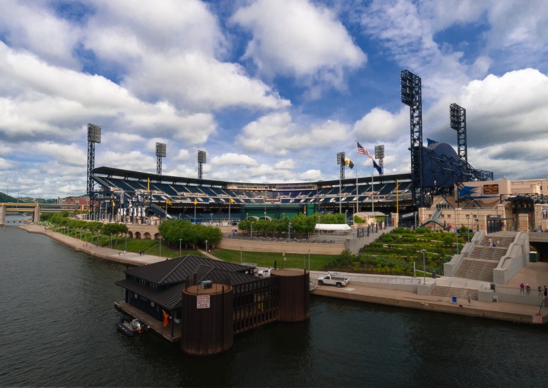 Sitting on the Allegheny River  Pittsburgh Pa. 