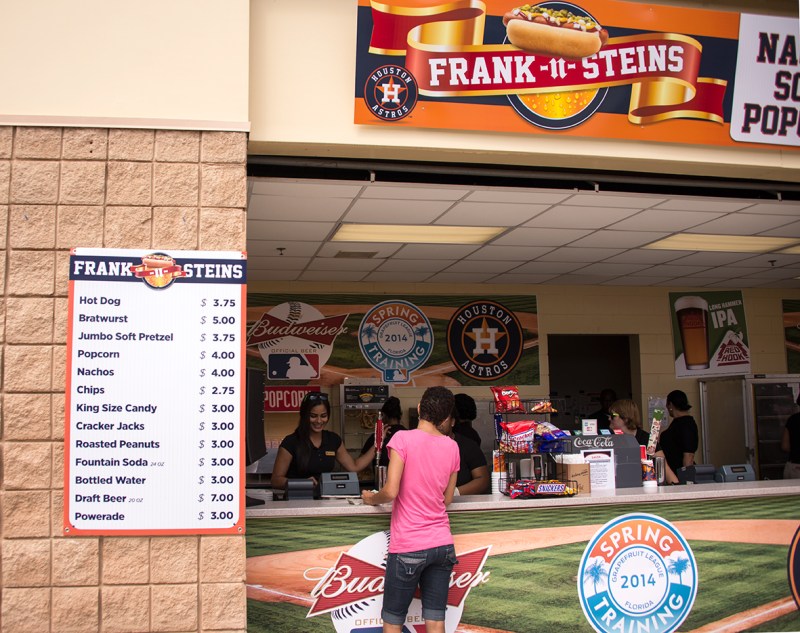 Maybe the best prices for at a spring training game www.ballparkprints.com