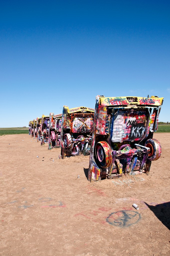 Cadillac Ranch Amarilllio Texas Rt 66 www.ballparkprints.com
