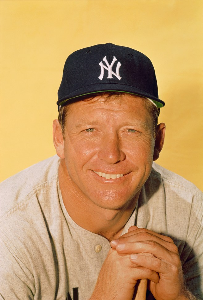 Mickey Mantle 1964 Photographer Ozzie Sweet  Registered Copyright Holder Paul Plaine Ballpark Prints LLC