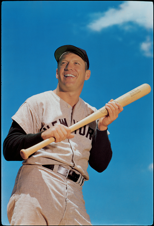  Mickey Mantle 1960 Photographer Ozzie Sweet Registered Copyright Holder Paul Plaine Ballpark Prints LLC